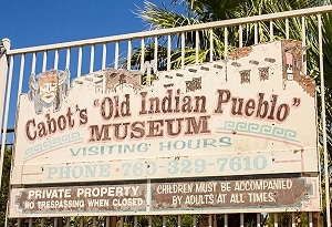 cabots pueblo museum entrance