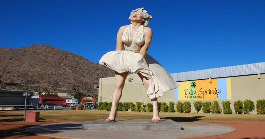 Marilyn Monroe Returns To Palm Springs