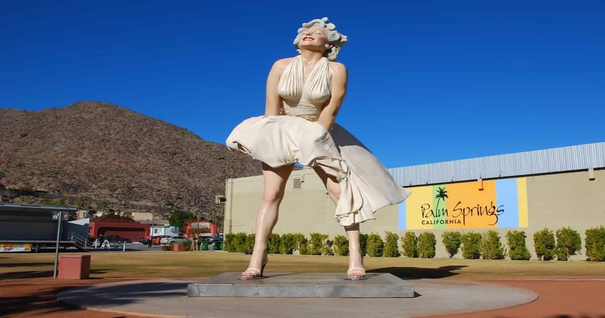 The Marilyn Monroe Statue in Palm Springs - Palm Springs