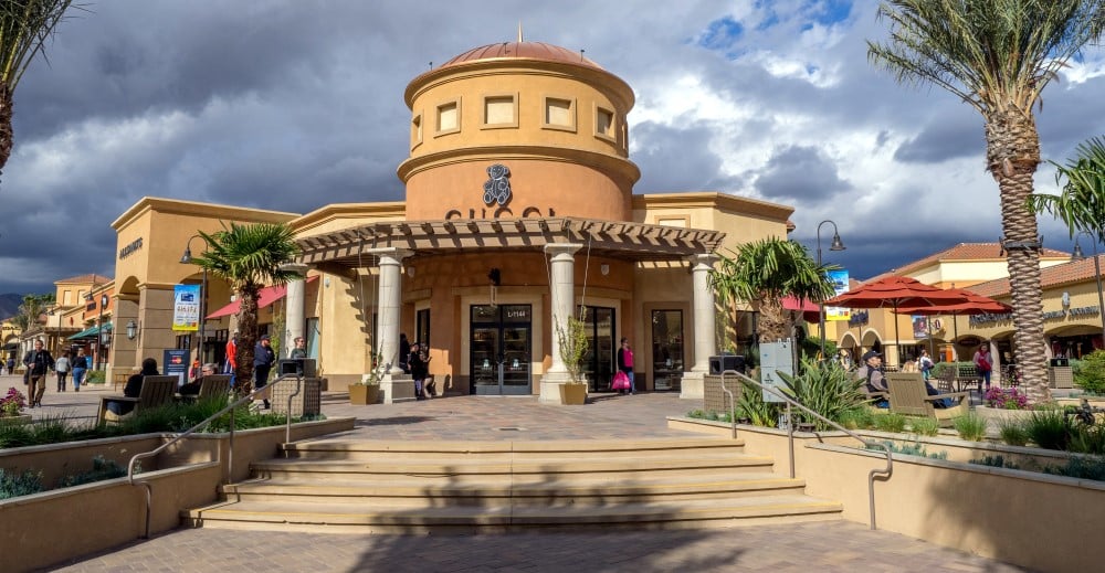 Paris, France, Crowd of People Shopping in Luxury Outlet Mall