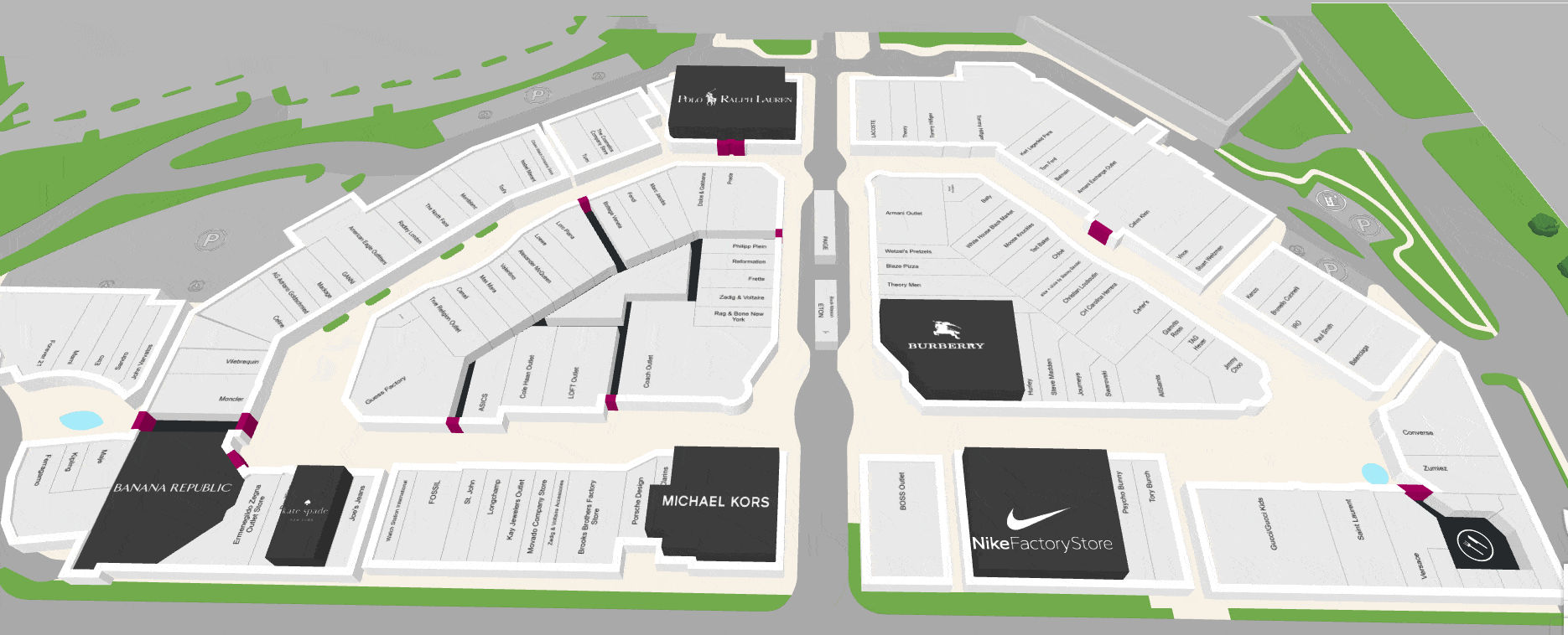 cabazon outlets map