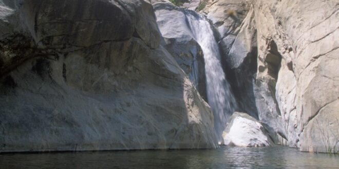 Tahquitz Canyon and waterfall in Palm Springs, California, Indian Canyons of Cahuilla peoples