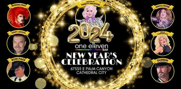 One Eleven Bar 2024 New Year's Eve Celebration, Cathedral City, CA
